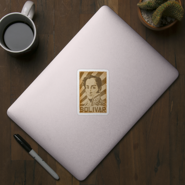 Simon Bolivar Retro Propaganda by Nerd_art